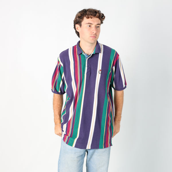 Multi Coloured 90s Chaps Ralph Lauren T-Shirt (L)